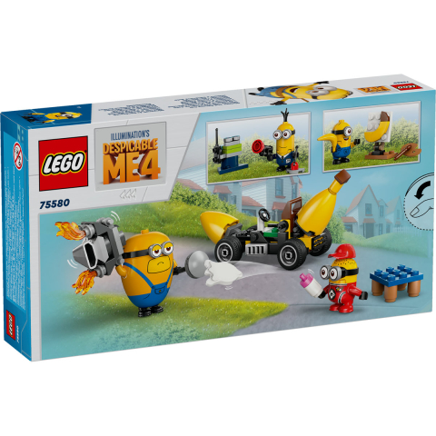 LEGO Despicable Me 4 – Minionii si Masina-Banana 75580 [2]