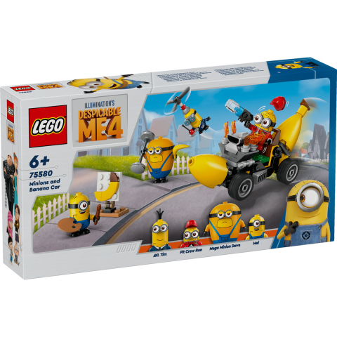 LEGO Despicable Me 4 – Minionii si Masina-Banana 75580 [1]