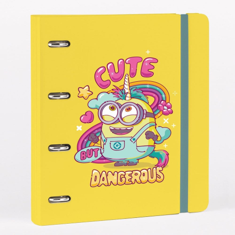 PRECOMENZI - Minions 4-Ring Binder