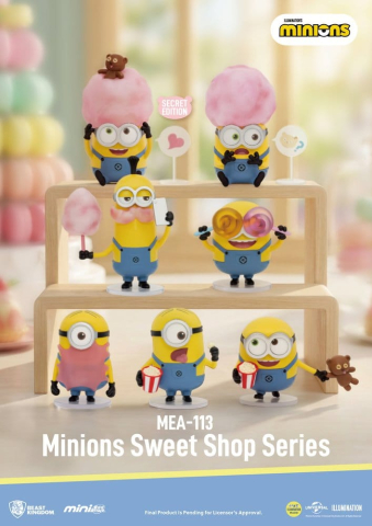 PRECOMENZI - Minions Mini Figures Sweet Shop Series 6 cm Blind Box Assortment (6)
