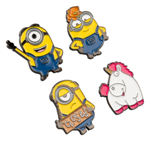 Collectibles - Minions Pin Badges Set of 4