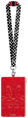 PRECOMENZI - Minnie Mouse Lanyard with Pouch Passport Holder