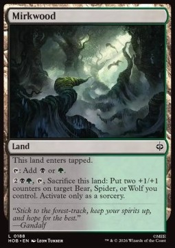 Magic: The Gathering Singles - Mirkwood The Hobbit - Singles 188 FOILED