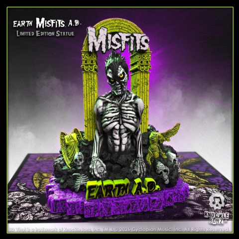 PRECOMENZI - Misfits 3D Vinyl Figure Earth A.D. Death Comes Ripping