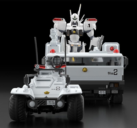 Mobile Police Patlabor Moderoid Plastic Model Kits 1/60 Type 98 Special Command Vehicle & Type 99 Special Labor Carrier (re-run) [12]