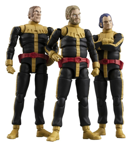 Mobile Suit Gundam G.M.G. Collection 3-Pack Action Figures Principality of Zeon Jet Stream Attack 10 cm (with gift) [4]