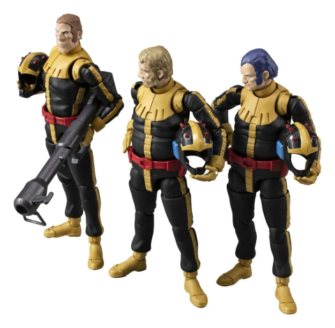 Mobile Suit Gundam G.M.G. Collection 3-Pack Action Figures Principality of Zeon Jet Stream Attack 10 cm (with gift) [5]