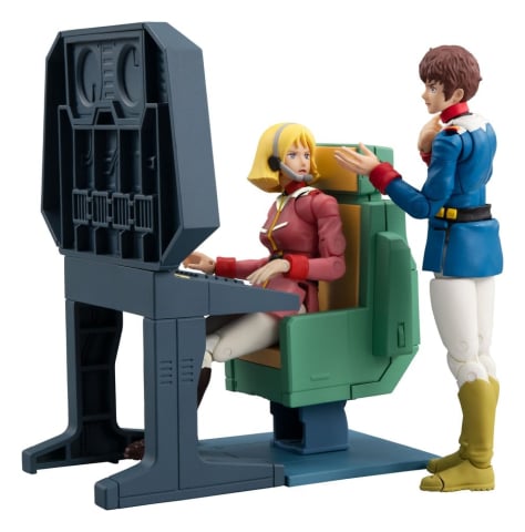 Mobile Suit Gundam G.M.G. Collection EX Diorama White Base Bridge Radio Operator Desk Set 10 cm (with gift) [3]