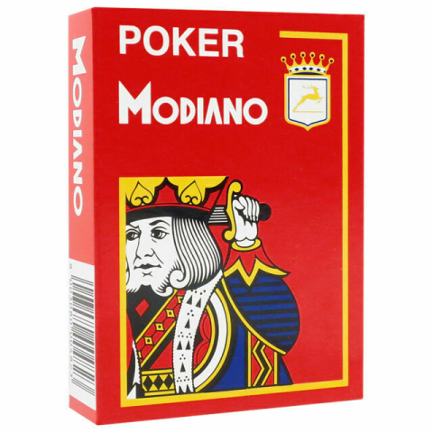 Board Games - Modiano – Poker Playing Cards Red