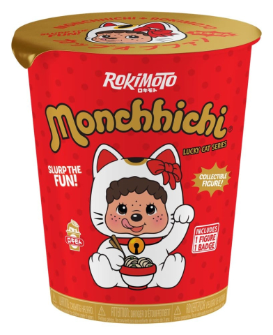 PRECOMENZI - Monchhichi Rokimoto Figure Cup of Fun Lucky Cat Series Blind Box Display (6)