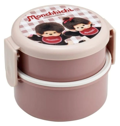 Monchhichi Two Layer Round Shape Lunch Box [2]