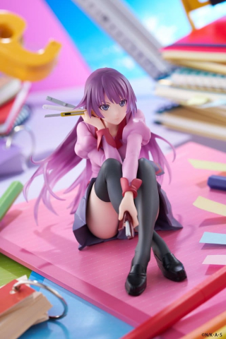 Monogatari PVC Statue Desktop Cute Figure Hitagi Senjougahara 13 cm [3]