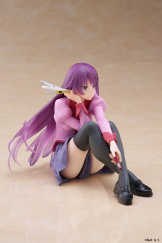 Monogatari PVC Statue Desktop Cute Figure Hitagi Senjougahara 13 cm [7]