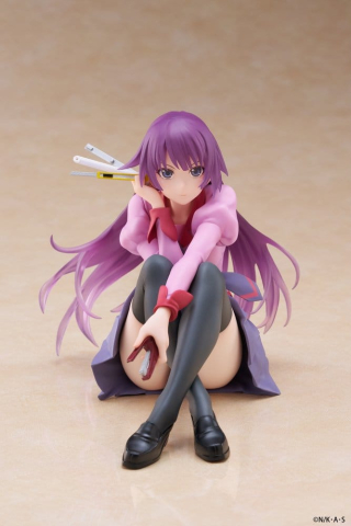 PRECOMENZI - Monogatari PVC Statue Desktop Cute Figure Hitagi Senjougahara 13 cm
