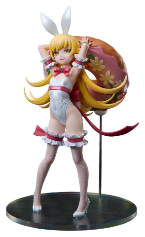 PRECOMENZI - Monogatari Series PVC Statue 1/4 Shinobu Oshino White Bunny Ver. 35 cm