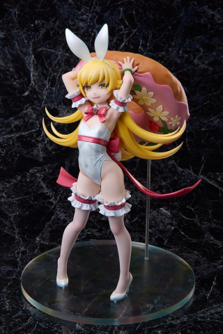 Monogatari Series PVC Statue 1/4 Shinobu Oshino White Bunny Ver. 35 cm [7]