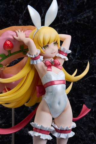 Monogatari Series PVC Statue 1/4 Shinobu Oshino White Bunny Ver. 35 cm [9]