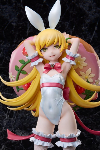Monogatari Series PVC Statue 1/4 Shinobu Oshino White Bunny Ver. 35 cm [11]