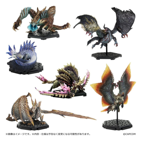 Collectibles - Monster Hunter Capcom Figure Builder Standard Model Plus Mini Figures Blind Box Assortment (6)