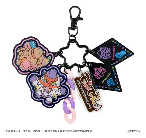 Fashion & Accessories - Monster Hunter Chibi Style Acrylic Keychain Multi Charm: Blangonga & Congalala