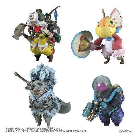 Monster Hunter Standard Model Plus Mini Figure Palico Collection Vol. 1 Blind Box Assortment (4) [12]