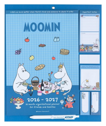 PRECOMENZI - Moomin Magnetic Planner 2026/27 30 x 35 cm