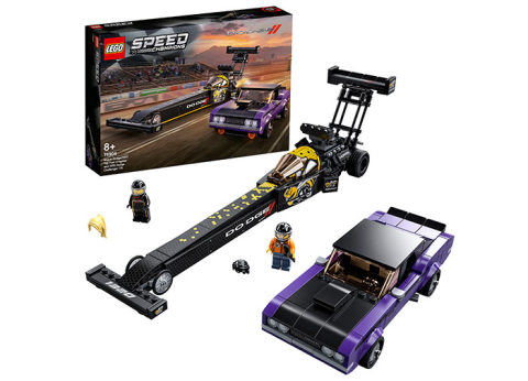 LEGO - Mopar Dodge//SRT Top Fuel Dragster si 1970 Dodge Challenger T/A