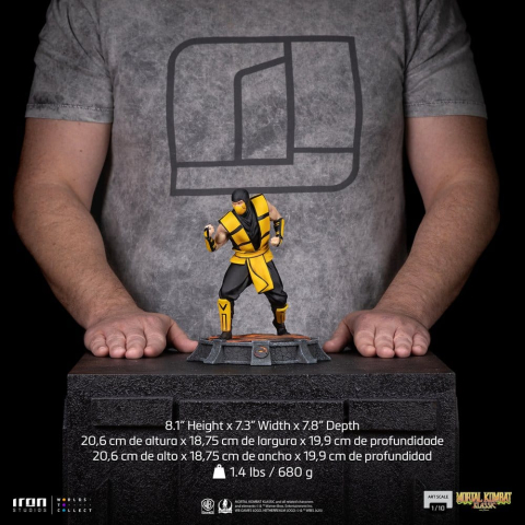 Collectibles - Mortal Kombat Art Scale Statue 1/10 Scorpion (Variant) heo exclusive 21 cm