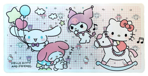 Board Games - Mouse Pad XXL Sanrio Pink Black Party Hello Kitty & Friends Infant Style