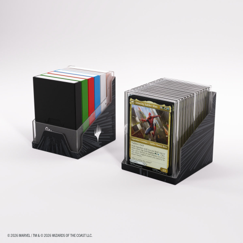 MTG Bastion 100+ XL Art Edition Comic Burst Black Deck Box [6]