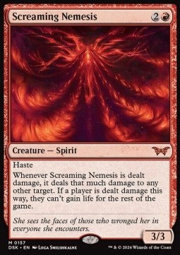 Trading Card Games - MTG Duskmourn: House of Horror Screaming Nemesis 157 Foiled