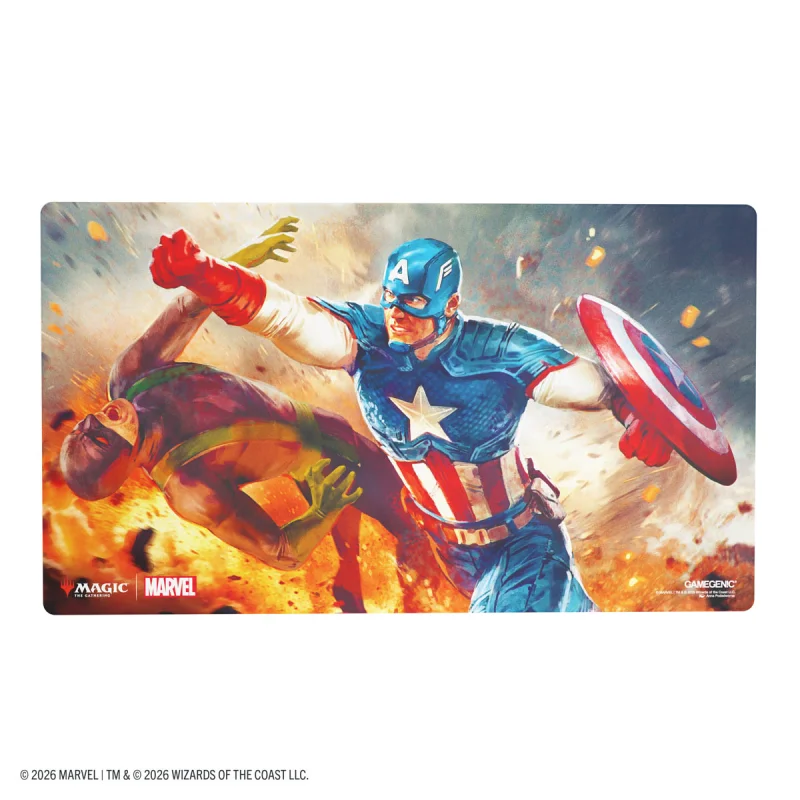 Board Games - MTG Prime Playmat Captain America Super-Soldier 61x35 cm