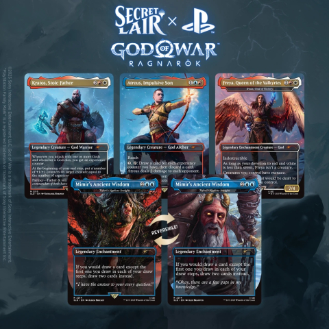 Editie speciala - M - MTG Secret Lair x PlayStation God of War Norse Edition Non-Foil