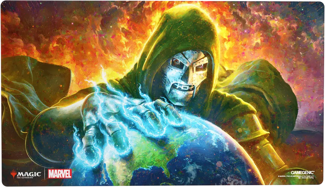 Noutati - MTG Shiny Playmat Doom Reigns Supreme 61x35 cm