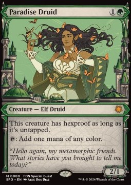Trading Card Games - MTG Special Guests Paradise Druid 80 Foiled