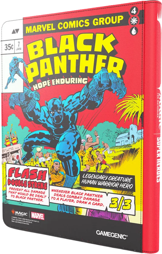 MTG Zip-Up Album 18-Pocket Captain America & Black Panther 360 Carti [1]