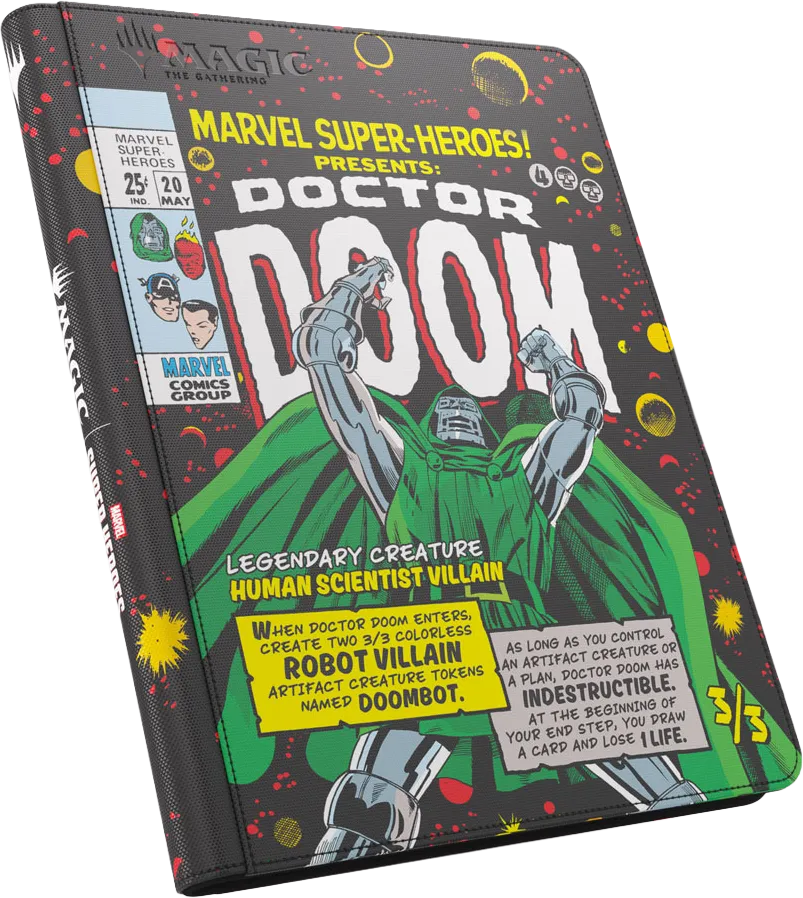 Noutati - MTG Zip-Up Album 18-Pocket Doctor Doom 360 Carti