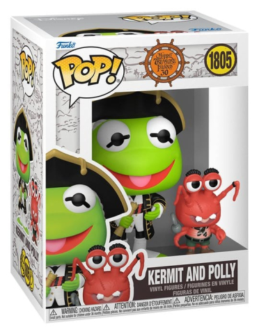 Collectibles - Muppet Treasure Island POP! Pop! & Buddy Vinyl Kermit & Polly 9 cm