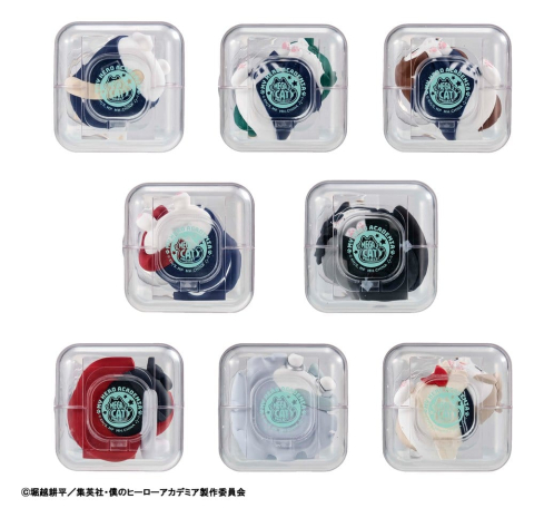 My Hero Academia Mega Cat Project Mini Figures Good Night Heroaca Cats 6 cm Blind Box Display (8) [8]