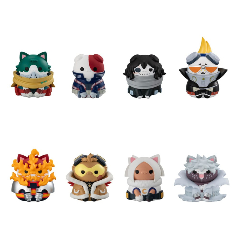 My Hero Academia Mega Cat Project Mini Figures Heroaca Cats No.01 3 cm Blind Box Assortment (8) (Repeat) [0]