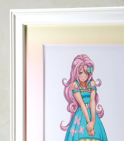 PRECOMENZI - My Little Pony Chara Fine Graph Art Print Bishoujo Fluttershy 43 cm