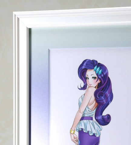 PRECOMENZI - My Little Pony Chara Fine Graph Art Print Bishoujo Rarity 43 cm