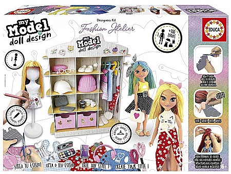 Papusi - My Model Doll Design Fashion Atelier Educa 19350