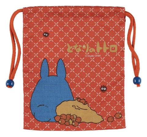 Fashion & Accessories - My Neighbor Totoro Cloth Bag Middle Totoro Orange