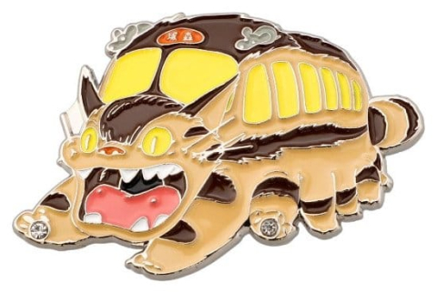 PRECOMENZI - My Neighbor Totoro Metal Brooch Catbus
