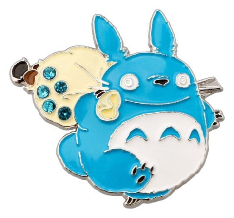 PRECOMENZI - My Neighbor Totoro Metal Brooch Middle Totoro