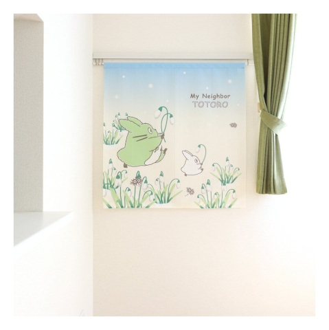 Casa si Cadouri - My Neighbor Totoro Noren Curtains Snowdrop and Totoro