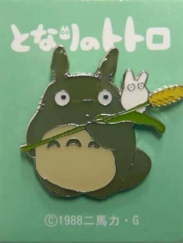 PRECOMENZI - My Neighbor Totoro Pin Big Totoro with Wheat ear