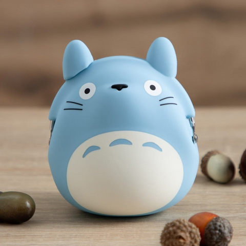 PRECOMENZI - My Neighbor Totoro Silicon Purse Totoro Blue