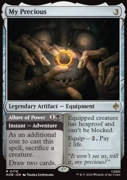 Magic: The Gathering Singles - My Precious // Allure of Power The Hobbit - Singles 176